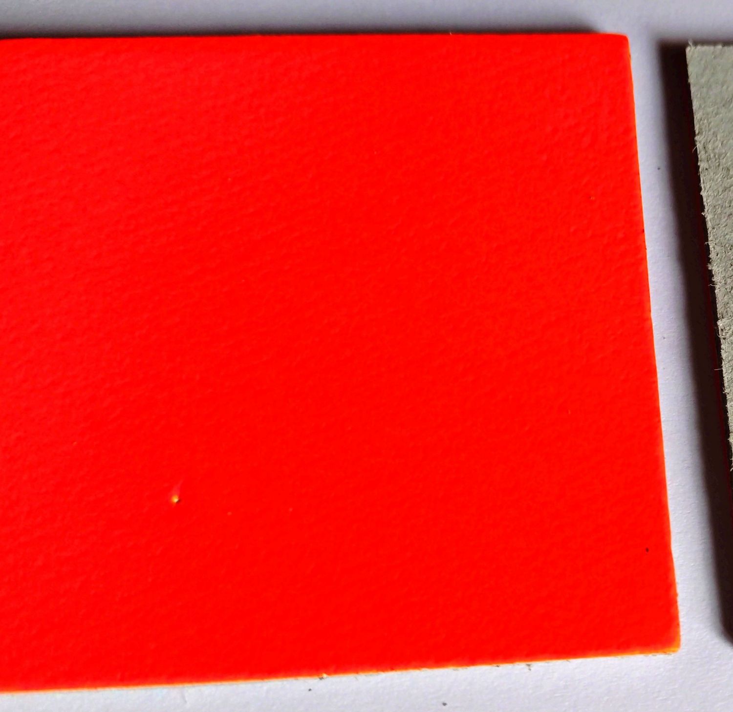 Leather Squares - 60mm x 60mm - Various Colours (Fluorescent Orange, 1)
